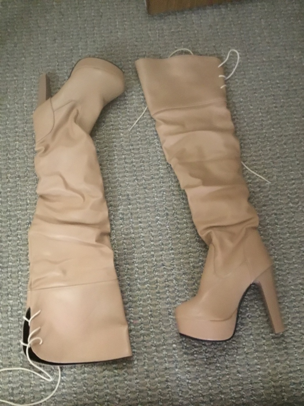 Over the knee riding boots